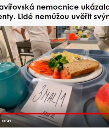 VIDEO: Havířovská nemocnice ukázala snídaně pro pacienty. Lidé nemůžou uvěřit svým očím!
