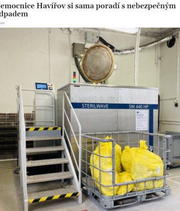 Nemocnice Havířov si sama poradí s nebezpečným odpadem