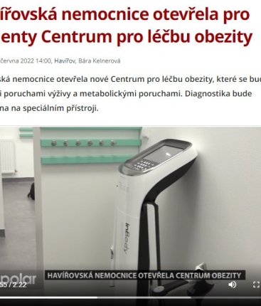 Havířovská nemocnice otevřela pro pacienty Centrum pro léčbu obezity