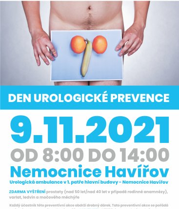 Zveme vás na „Den urologické prevence“